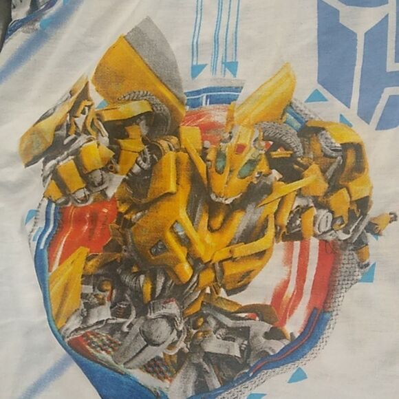 Hasbro Transformers 2009 Full size Bedding SheetsTwo pillow cases- Blue and Red - Picture 4 of 8